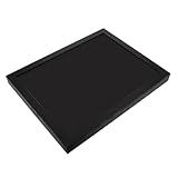 TOYANDONA T Shirt Rahmen Holz Schwarz 11X14 Zoll Sporttrikot Vitrine mit Schutzglas für Fußball Baseball Basketball Trikot Präsentationsbox für Zuhause und Bü