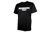 Hamburger SV HSV T-Shirt Shirt ** Ivar **, 100% Baumwolle, schwarz (DE/NL/SE/PL, Alphanumerisch, M, Regular, Regular, Schwarz)