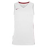 Nike, Weiß/Universitätsrot, L