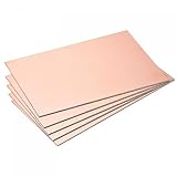 sourcing map 10 Stück PCB Kupfer Plattierte Platinen Laminat 150mm x 100mm x 1.5mm FR4 Glasfaser Einseitig für Schaltungsprojek