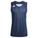 adidas Herren 3G Speed Reversible Jersey, Collegiate Navy / White, L
