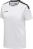 Hummel Damen Hmlauthentic Poly Jersey Woman S/S Trikot, Weiß, XS EU