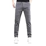 Gyaimxfu Herren Softshellhose Outdoor Wanderhose Wasserdicht Softshell Trekkinghose Winddicht Camping Funktionshose Softshellhose Cargo Arbeitshose Regular Fit Sp
