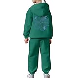 Kinder Bekleidungssets mit Rüschen Sommerurlaub Hausanzug Chic Casual Hausanzug mit Rüschen Sommerurlaub Muster Druck T-Shirt und Shorts S