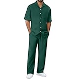 Herren Sportswear Trainingsanzug mit Elastischem Binding Jogginganzug Y2K Trainingsjacke Sporthose Klassischer Sport-Anzug 2-Teilig Tracksuit H