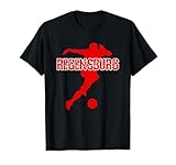 Regensburg Aufstieg Fussball Kicken Verein Fan Liga rot weiß T-S