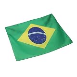 Abaodam WM-Flagge Brasilien-Flagge-Kostüm für Damen Flaggenkap Kostüm mit brasilianischer Flagge brasilien flagge brasilianische flagge Sportflagge Fußballflagge Flaggenkleidung Poly