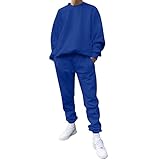 Freizeitanzug für Herren Bequemer Tracksuit Sport Fashion Trainingsanzug Hoodie Sportanzug mit Langarm Reißverschluss Sind Atmungsaktiv und Jogginganzug