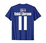 Island Sauf Trikot JGA Karneval Festival Fußball Partnerlook T-S