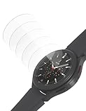 Sinoacc 4-Stück Schutzglas Für Galaxy watch 4 classic 42mm Panzerglas, HD Anti-Fog Gehärtetes Glas Schutzfolie Für Samsung Galaxy watch 42mm Displayschutz Zubehör S