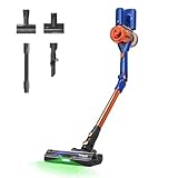 Tineco Pure ONE S70 Akku Staubsauger, 200 AW, LED, 3DSense Pro Reinigungssystem, Biz zu 95 Min. 6-stufiges Filter, ZeroTangle-Bürste, Intelligenter Kabelloser Handstaubsauger (Orange)