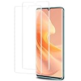 Agedate 2 Stück für Panzerglas für Xiaomi Mi Note 10/Mi Note 10 Pro/Mi CC9 Pro/Mi Note 10 Lite Schutzfolie, Fingerabdruck-ID Displayschutzfolie Schutzglas, HD 9H Panzer Schutz Glas für Mi Note 10