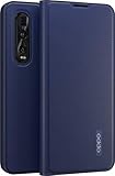 OPPO Schutzhülle Bookcover PU passend Find X2 Pro, Dunkelb