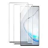 2 Stück Schutzfolie für Samsung Galaxy Note 10, 3D Gebogene vollständige Abdeckung Schutzglas Folie, Anti-Kratzer, Anti-Öl, Anti-Bläschen, Einfache I