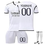 Fußballtrikot Trikot Eigenem Namen Nummer Number Boy Football Strips Trikot Geeignet für Männer Kinder Geschenke für F