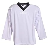 Sherwood Unisex Kinder Træningsstrikot sher-wood praksis jersey Eishockey trikot, Weiß, 3XS EU