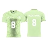 Trikot Kinder Rundhalsausschnitt Kurzarm Einteilige Trikot Tops, Fußball Training Trikots, Trikots Jungen Trikots A-11