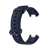 Sport Armbänder Kompatible mit Xiaomi Mi Watch Lite/Redmi Watch Armband für Damen Herren,Weiche Silikon Band Ersatz Armband für Xiaomi Mi Watch Lite/Redmi Watch Ersatzarmband, Dunkelb