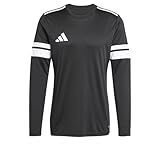 adidas Herren SQUADRA25 Jersey Long Sleeve, Black/White, L