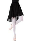 Damen Ballett Wickelrock Tanz Rock Chiffon Ballettrock Tanzröcke Sheer Wickelrock Ballett Tanz Dancew