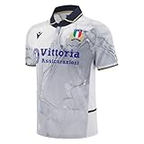 Trikot für Zuhause, Outdoor, Replika, Italia, Rugby, grau, 56