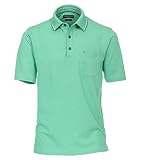 CASAMODA Poloshirt Halbarm Brusttasche geknöpfter Kragen Ziegelrot Größe XXXL