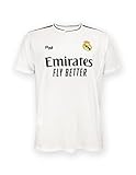 Real Madrid Home Trikot Saison 24/25, Weiß, M, Replik Shirt Mit Offizieller L