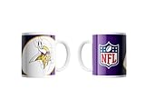 Minnesota Vikings NFL Tasse Becher Kaffeetasse Mug ** Shadow Logo and Shield ** 330