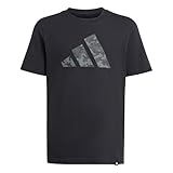 adidas Unisex Kinder CAMO Graphic T-Shirt JUNIOR, Black, 13-14 Y