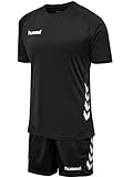 hummel Unisex-Youth Ensemble Junior Promo Set Track suit, Schwarz, 12 Jahre EU
