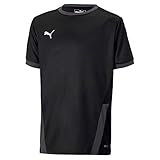 PUMA Jungen teamGOAL 23 Jersey jr T-Shirt, Black-Asphalt, 176