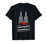 Köln Fan Outfit , Kölner Dom , Karneval Outfit T-S
