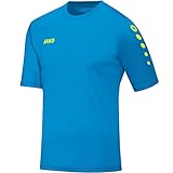 JAKO Unisex Kinder Trikot Team, Kurzarm, JAKO blau/Neongelb, 164