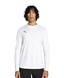 PUMA teamGOAL LS Jersey, Unisex-Erwachsene Fußballtrikot, PUMA White-PUMA Black-Feather Gray,