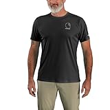 Carhartt Force Sun Defender Herren-T-Shirt, leicht, kurzärmelig, Logo-Grafik, Schwarz, XL/T