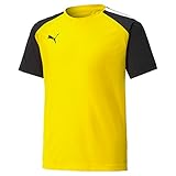 PUMA Jungen Teampacer Shirt, Gelb (Cyber Yellow), 128 EU
