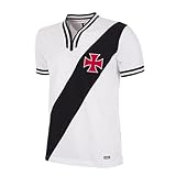Vasco da Gama 1975 Away Fußballtrikot Retro, weiß, L