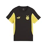PUMA Jungen Borussia Dortmund ftblARCHIVE T-Shirt 116 Black Faster Yellow