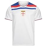 JELEX Retro History Herren Trikot | mit eingesticktem Logo & Kurzarm | Nostalgie-Design für Fußballfans | ideal für Sammler (DE/NL/SE/PL, Alphanumerisch, L, Regular, Regular, England)