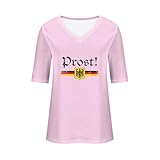 Tagesangebote Heute Sale T Shirt Senfgelb Damen Shirts Top Bluse Blau-Weiß Gestreifte Tshirt Kurzarm V Ausschnitt Oberteil Eng Leinenbluse Oberteile Sexy Junggesellenab Mein Bestellung S