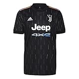 adidas Herren Juventus Turin, Saison 2021/22, Spielausrüstung Away Trikot, Schwarz, XL EU