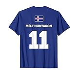 Isländische Namen Island Sauf Trikot Fußball Mallorca T-S