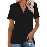 Day Prime 2025 Angebote T Shirt Maritim Damen Longshirt Weiss Kurzarm Asymmetrisch Ausschnitt Shirts Angeschnittene Aermel Sterne Sexy Tshirt Einfarbig Basic Skims Casual Bluse Tunik