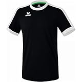 Erima Unisex Erwachsene Retro Star Trikot (3132125), schwarz/weiß, M