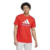 adidas Herren FC Bayern München Seasonal Graphic T-Shirt, Rot/Weiß, XL, rot/weiß, XL