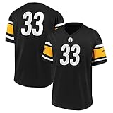 Fanatics NFL Pittsburgh Steelers Trikot Shirt Iconic Franchise Poly Mesh Supporters Jersey (M)