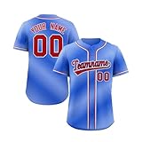 KONG JIMFAN Trikot Personalisiert Personalisiertes American Baseball Trikot,Kinder/Erwachsene Unisex Sporttrikot Mit Eigenem Namen Nummer & Logo,Aktiv Kleidung Trikot Mit Eigenem Namen(10)