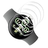 Rnnmeeko 4 Stück Schutzfolie für Google Pixel Watch 4 44 mm, Weich TPU folie für Google Pixel Watch 4 44 mm, Ultra HD Klar Anti- Kratzer Schutzglas Display