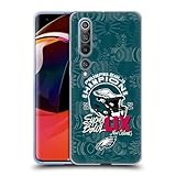 Head Case Designs Offizielle NFL Eagles-Helm Mit Muster Meister des Super Bowl LIX 2025 Soft Gel Handyhülle Hülle kompatibel mit Xiaomi Mi 10 5G / Mi 10 Pro 5G