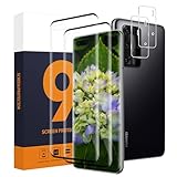 Cable Leader 2+2 Stück Schutzfolie für Panzerglas für Huawei P40 Pro 5G, Keine Blasen, Kameraschutz für Huawei P40 Pro, 3D-Volle Bedeckung, 9H Härte, Hoch Definition Huawei P40 Pro Display